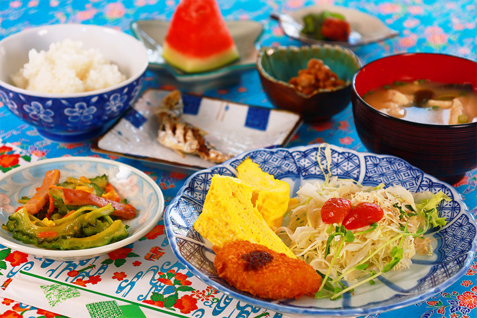 朝食一例
